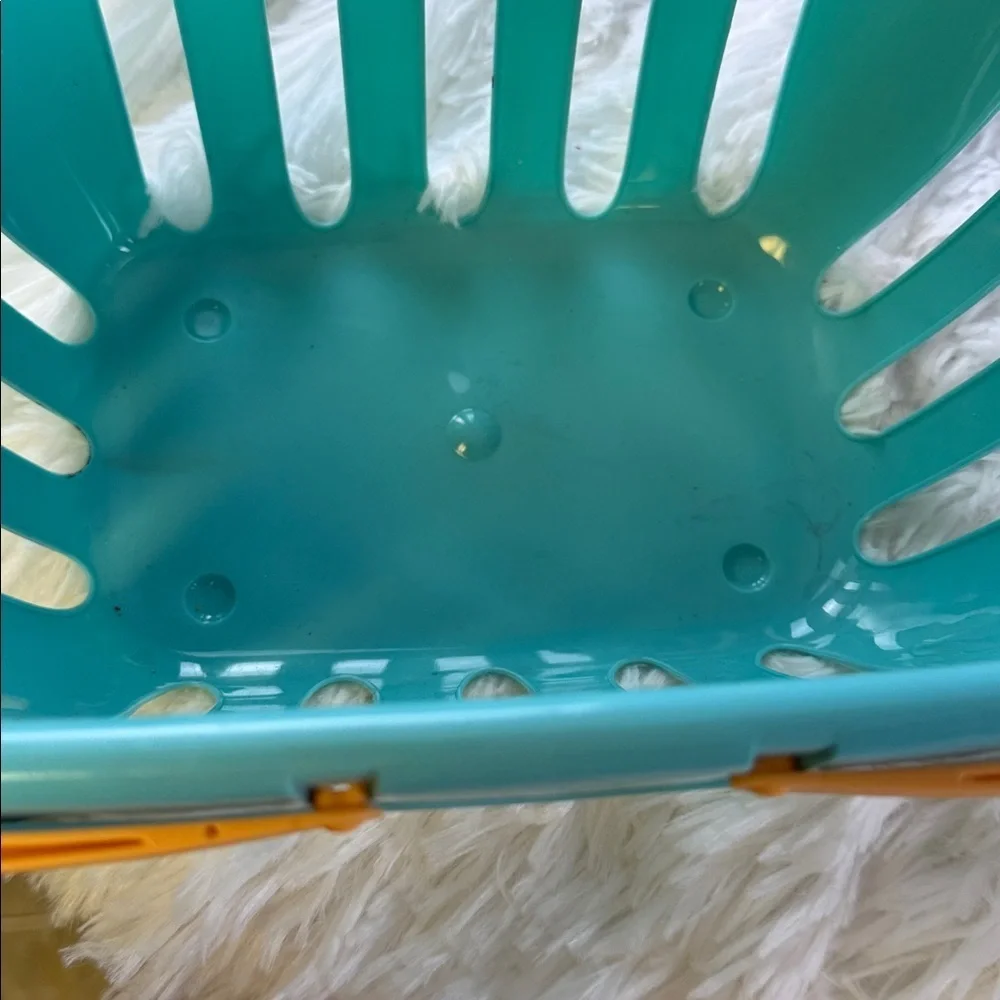 Set of 3/ Kids Bath Basket - Teal and OrangeGrey6